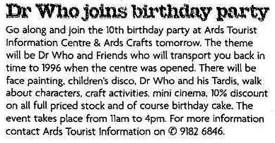 2006-08-11 Belfast Telegraph.jpg