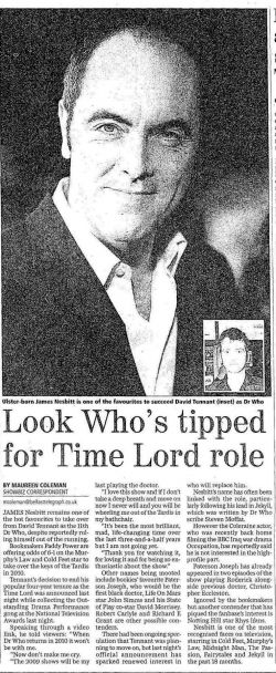 2008-10-30 Belfast Telegraph.jpg